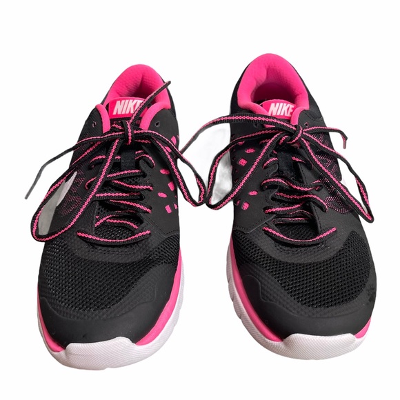 Nike Other - Nike Flex 2015 Run Sneakers 4Y Pink Black
